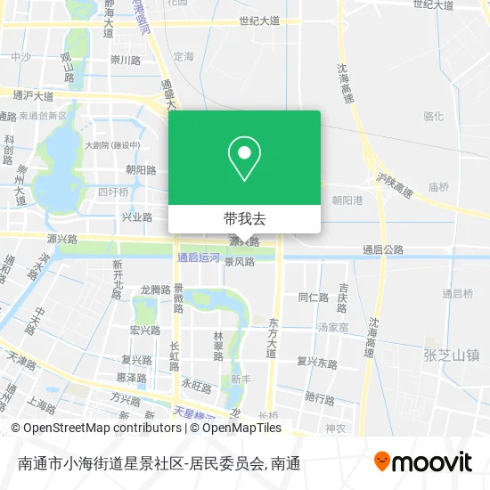 南通市小海街道星景社区-居民委员会地图