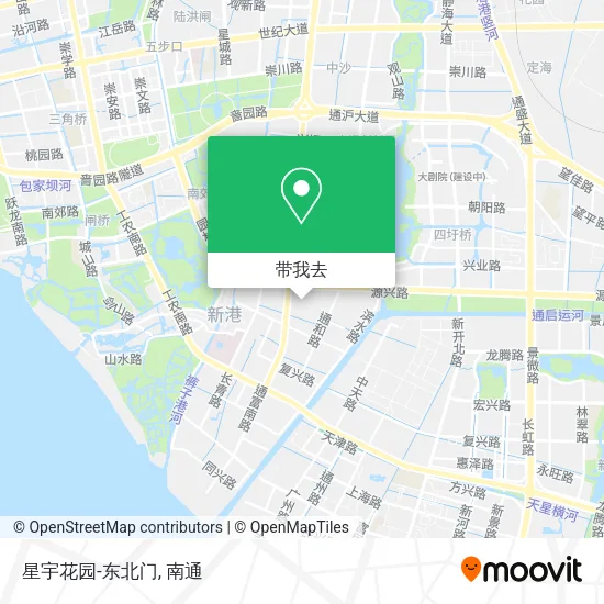 星宇花园-东北门地图