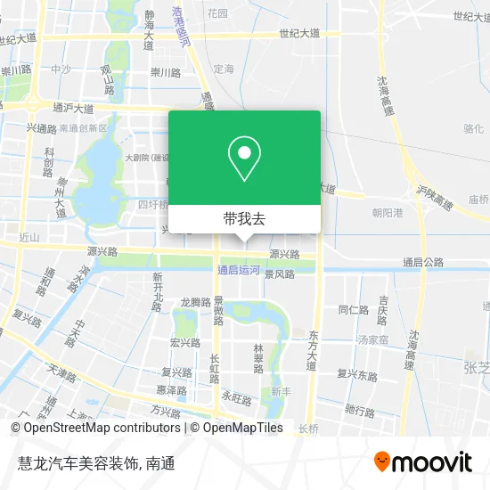慧龙汽车美容装饰地图