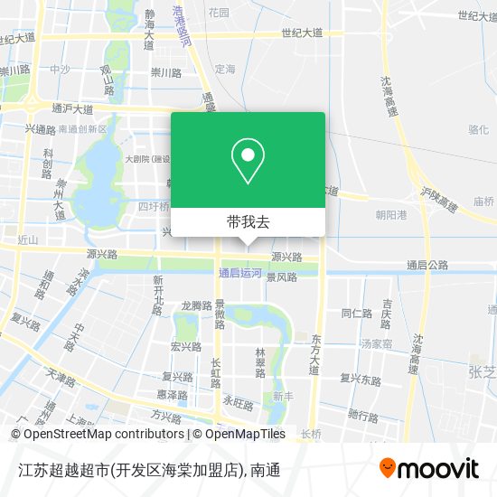 江苏超越超市(开发区海棠加盟店)地图