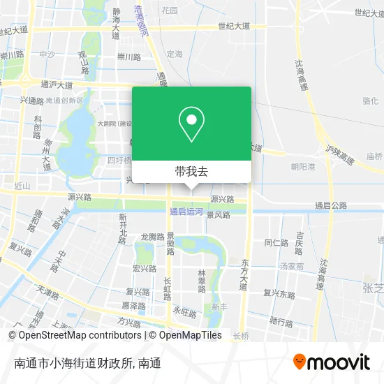 南通市小海街道财政所地图