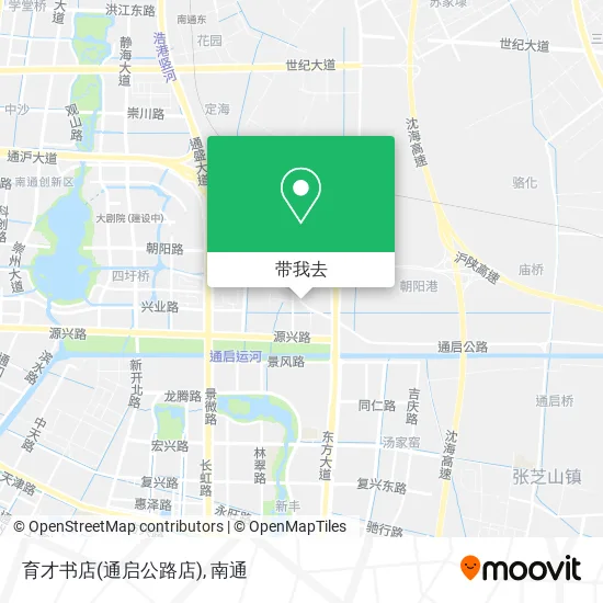 育才书店(通启公路店)地图