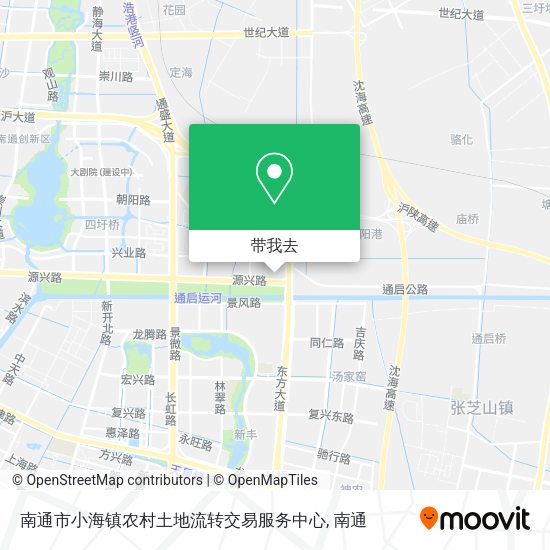 南通市小海镇农村土地流转交易服务中心地图