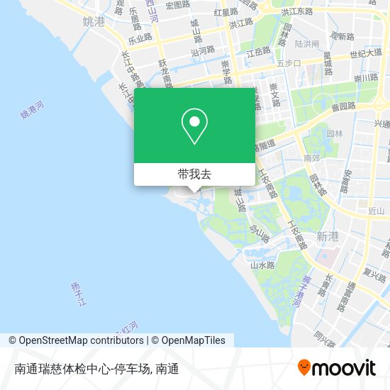 南通瑞慈体检中心-停车场地图