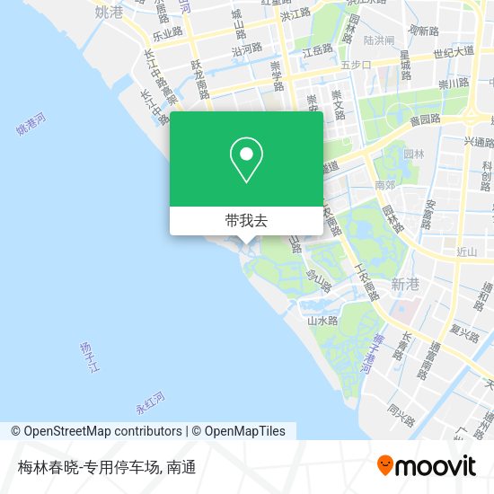 梅林春晓-专用停车场地图
