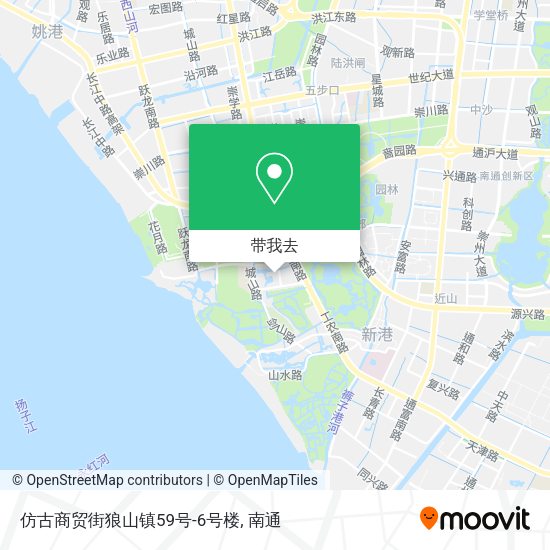 仿古商贸街狼山镇59号-6号楼地图