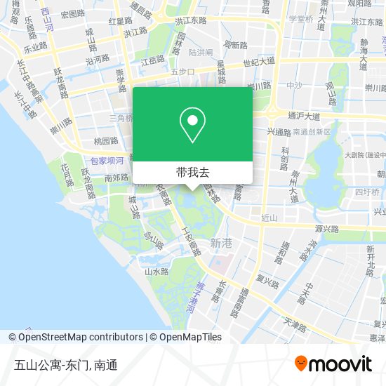 五山公寓-东门地图
