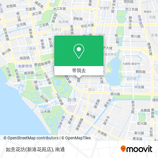 如意花坊(新港花苑店)地图