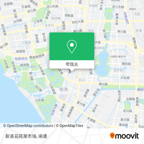 新港花苑菜市场地图