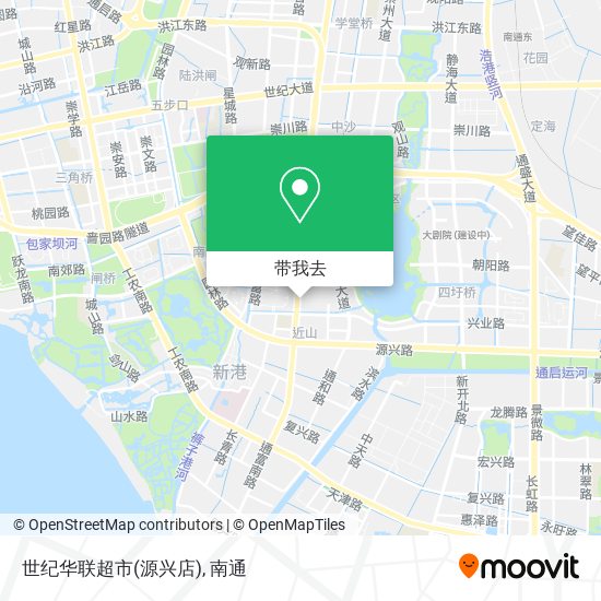 世纪华联超市(源兴店)地图