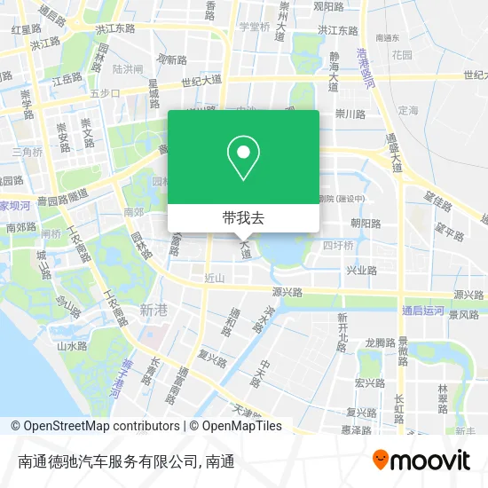 南通德驰汽车服务有限公司地图