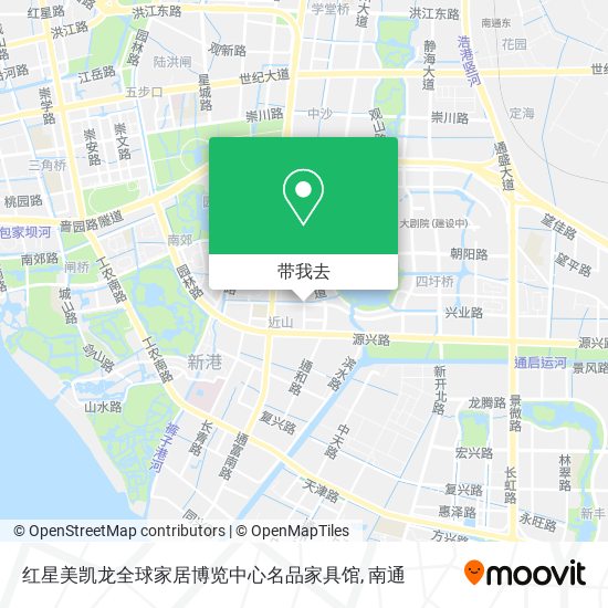 红星美凯龙全球家居博览中心名品家具馆地图