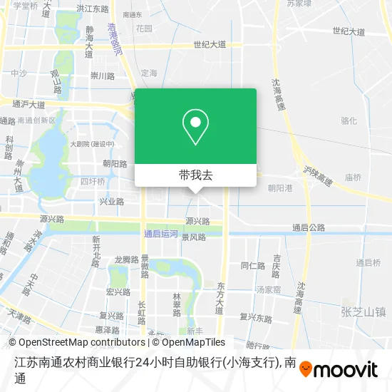 江苏南通农村商业银行24小时自助银行(小海支行)地图
