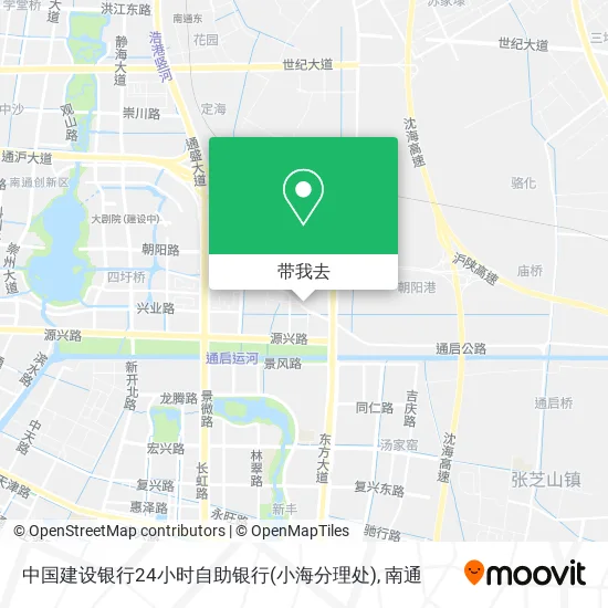 中国建设银行24小时自助银行(小海分理处)地图