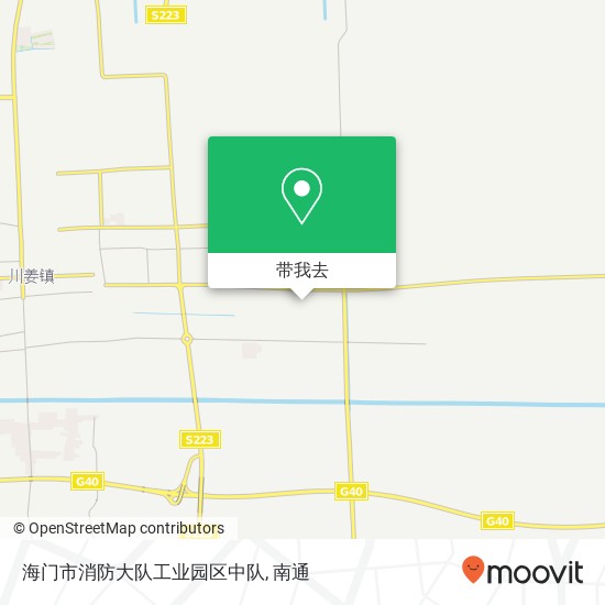海门市消防大队工业园区中队地图
