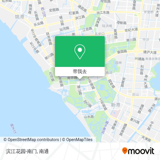 滨江花园-南门地图