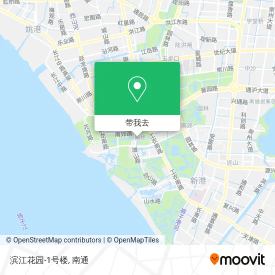 滨江花园-1号楼地图