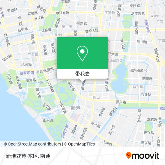 新港花苑-东区地图