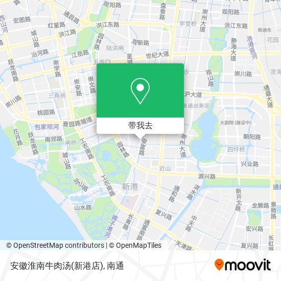 安徽淮南牛肉汤(新港店)地图
