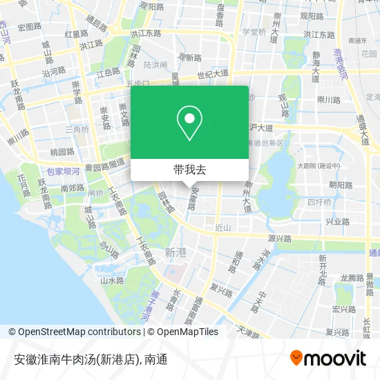 安徽淮南牛肉汤(新港店)地图