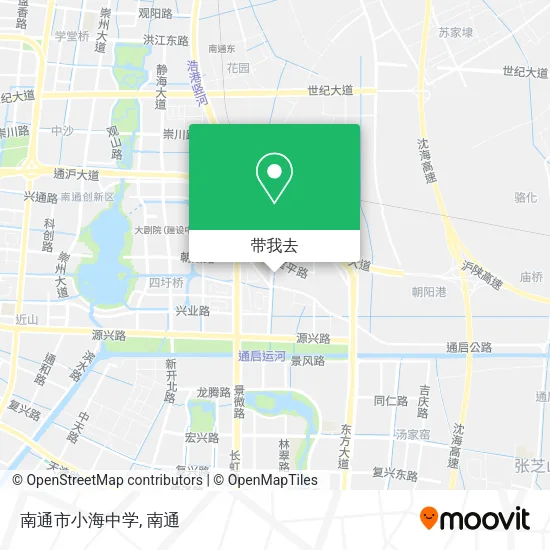 南通市小海中学地图
