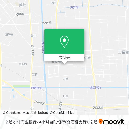 南通农村商业银行24小时自助银行(叠石桥支行)地图