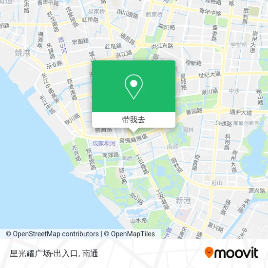 星光耀广场-出入口地图