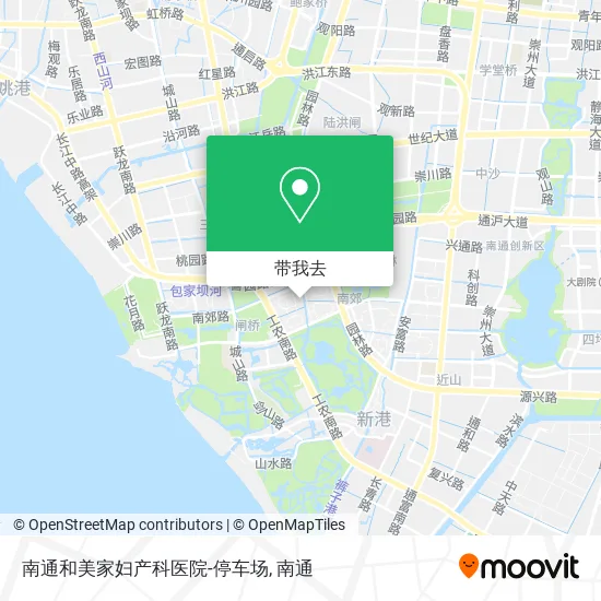 南通和美家妇产科医院-停车场地图