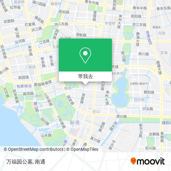 万福园公墓地图