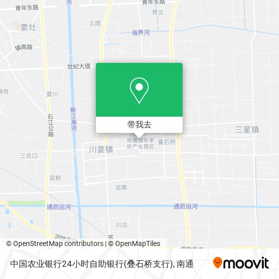 中国农业银行24小时自助银行(叠石桥支行)地图