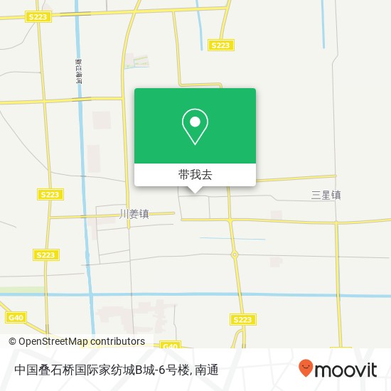 中国叠石桥国际家纺城B城-6号楼地图