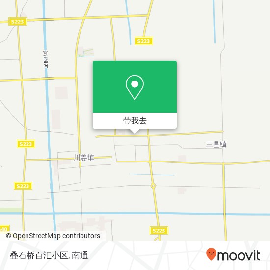 叠石桥百汇小区地图