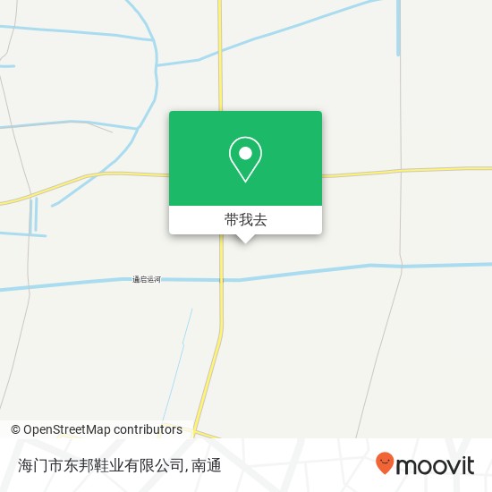 海门市东邦鞋业有限公司地图