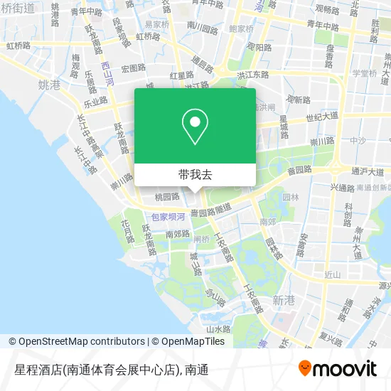 星程酒店(南通体育会展中心店)地图