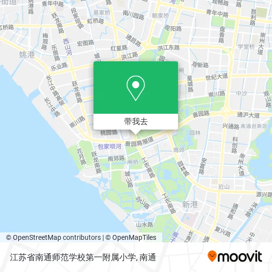 江苏省南通师范学校第一附属小学地图