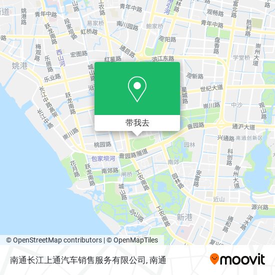 南通长江上通汽车销售服务有限公司地图