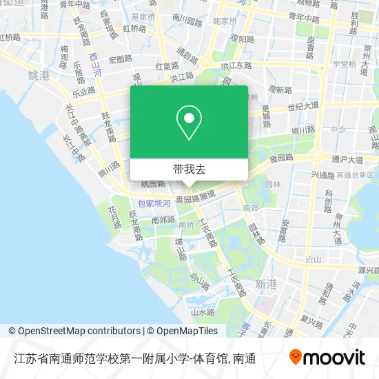 江苏省南通师范学校第一附属小学-体育馆地图