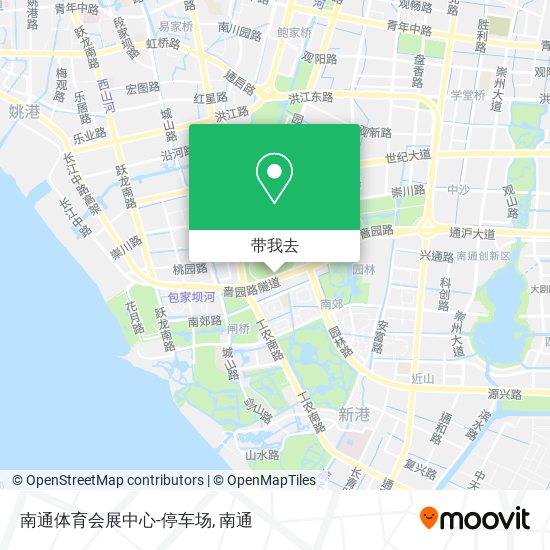 南通体育会展中心-停车场地图