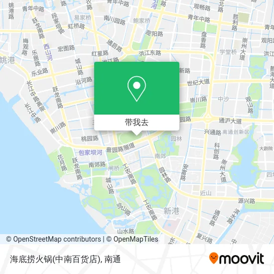 海底捞火锅(中南百货店)地图