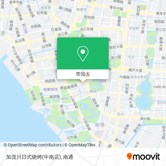 加茂川日式烧烤(中南店)地图
