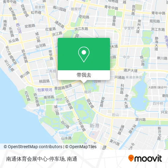 南通体育会展中心-停车场地图