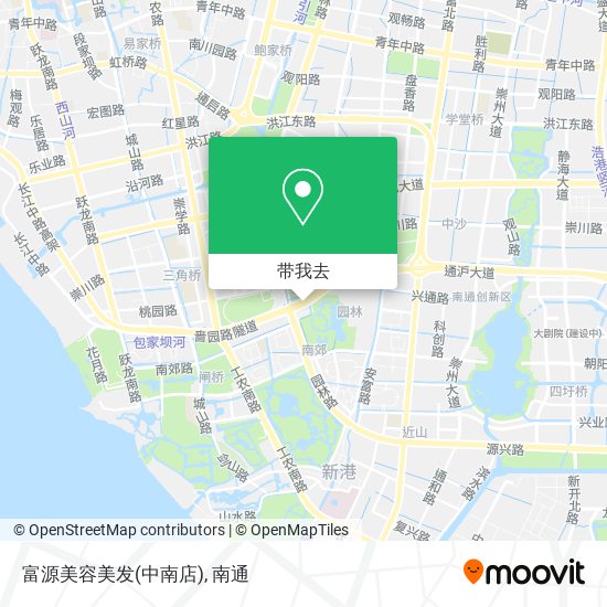 富源美容美发(中南店)地图