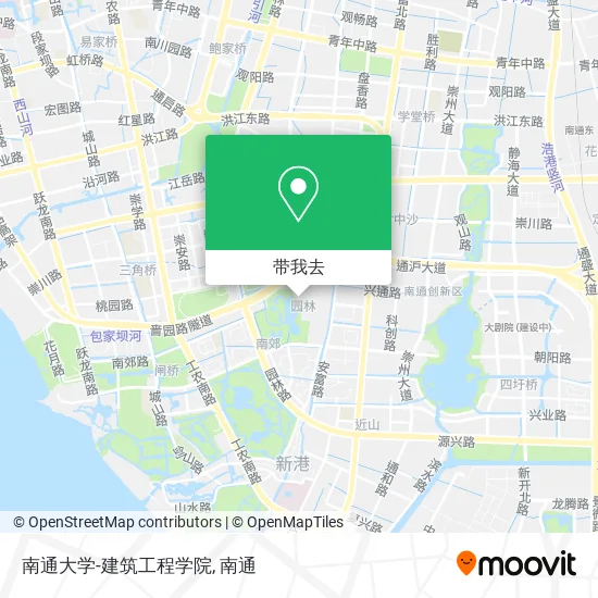 南通大学-建筑工程学院地图