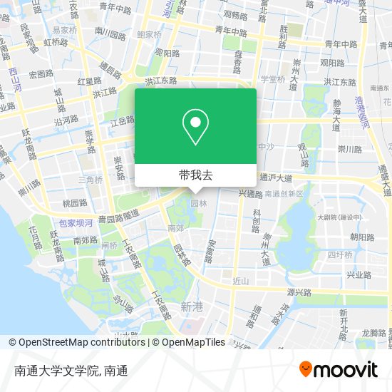南通大学文学院地图