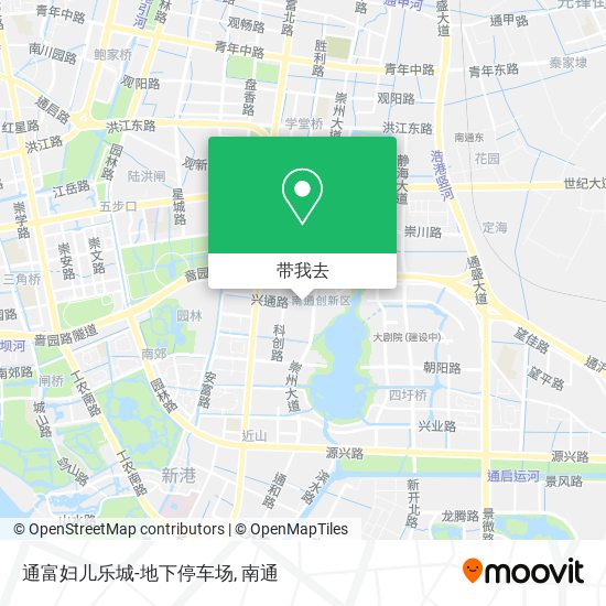 通富妇儿乐城-地下停车场地图