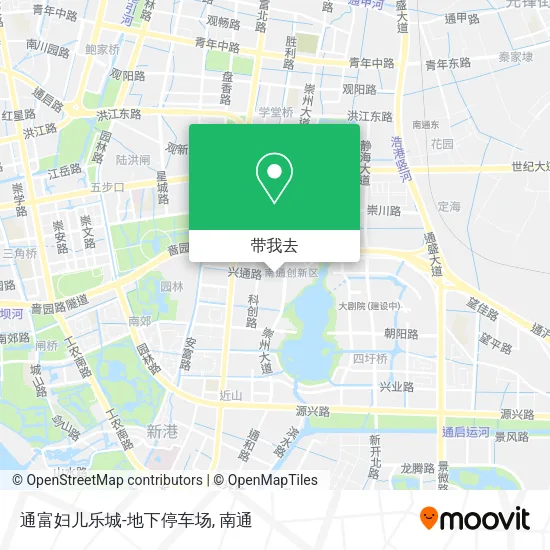通富妇儿乐城-地下停车场地图