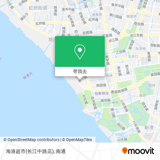 海港超市(长江中路店)地图