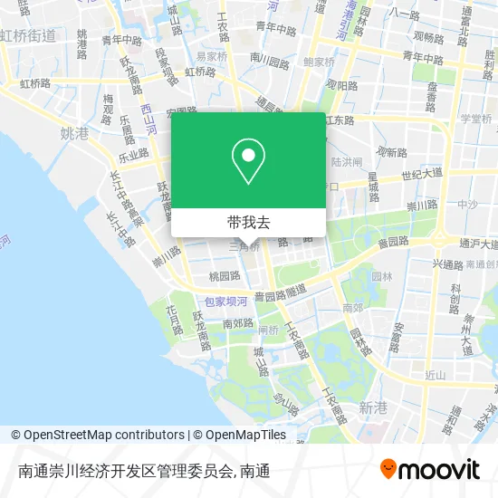 南通崇川经济开发区管理委员会地图