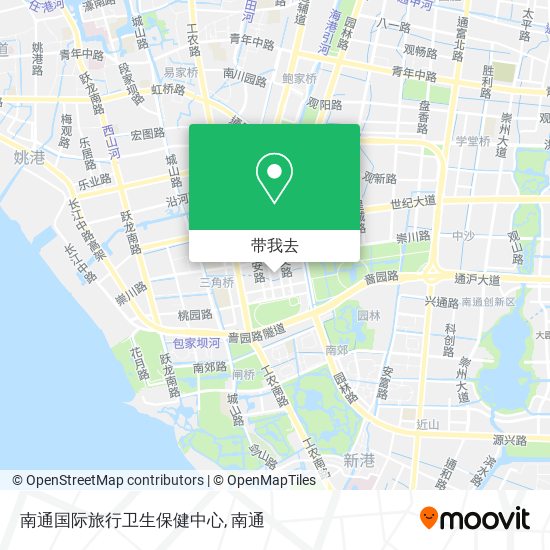 南通国际旅行卫生保健中心地图