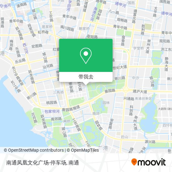 南通凤凰文化广场-停车场地图